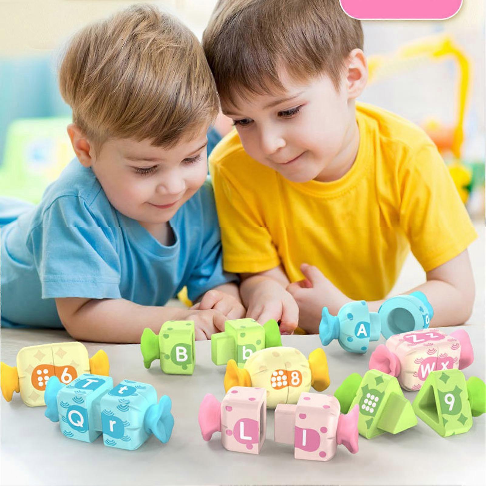 Candy Pattern Alphabet Matching Toy Preschool Learning Game