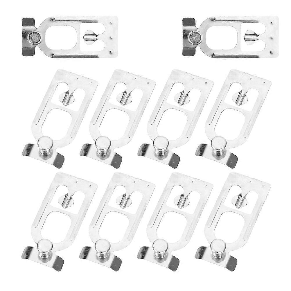 Shelf Pegs Safety Pins Pallet Rack for Manufacturing Warehouses Carbon Steel Silver Quick Installation 10Set