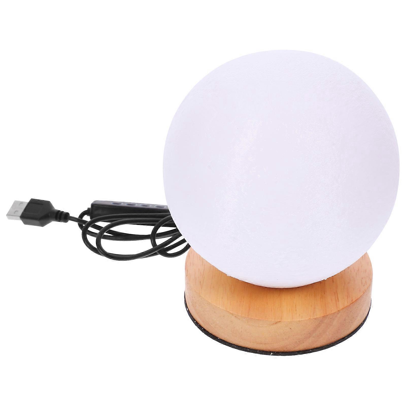 LED Moon Night Lamp Rotatable Desktop Night Lamp 3Pcs for Decor