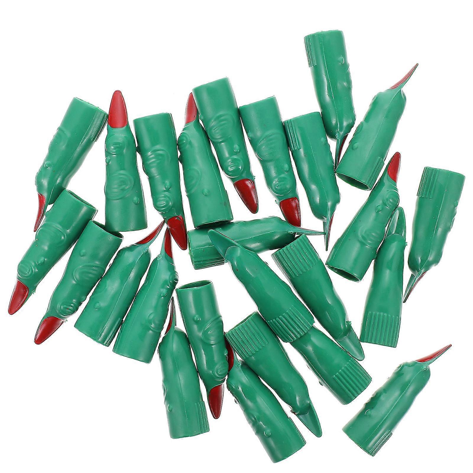 Halloween Decoration With 24Pcs Vivid Fake Nail Covers Perfect For Halloween Parties And Scary Finger Tips For Ghost Costume Users