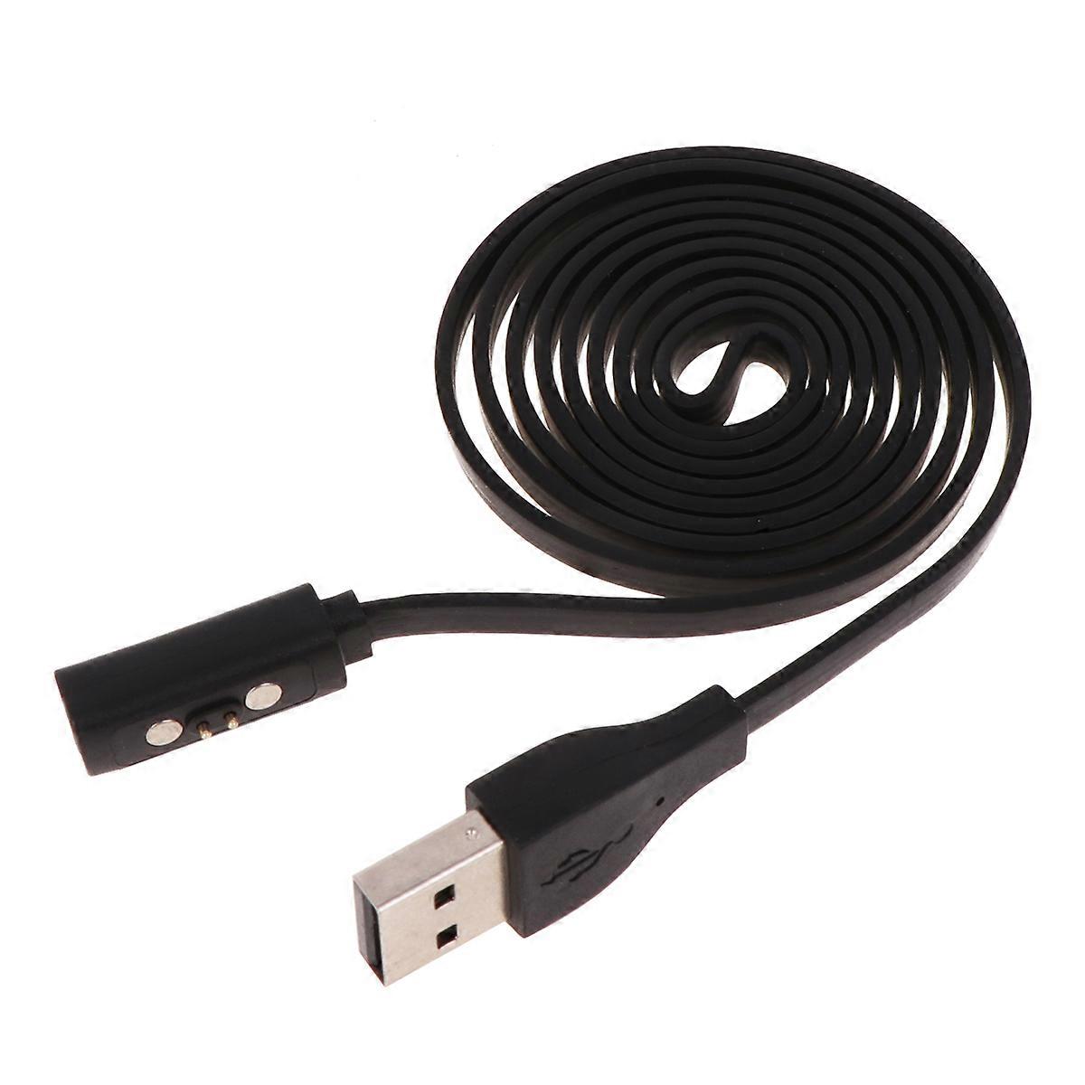 Magnetic Charging Cable Smart Watch Charger Cable for Charging Black