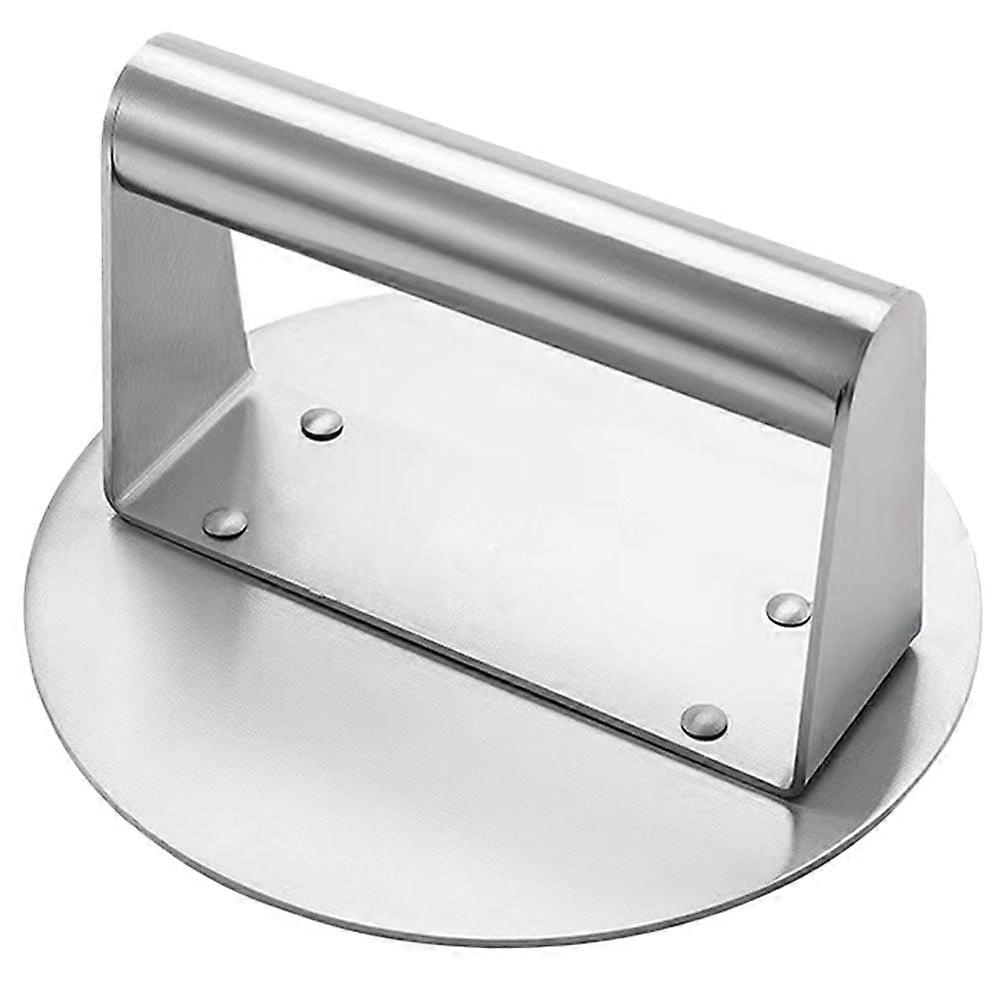 Weiwei Heavy Duty Burger Press with Handle, Cast Iron Grill & Bacon Press