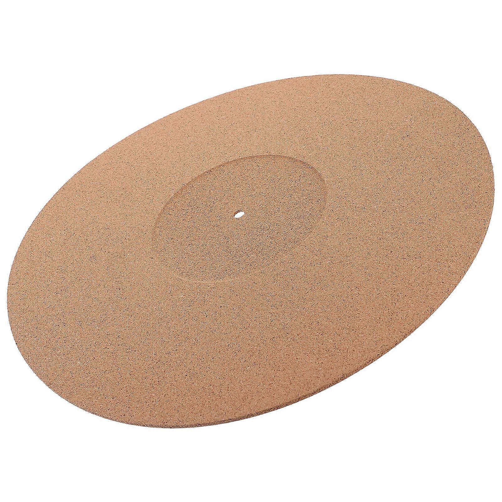 Turntable Mat Cork Vinyl Record Protective Pad for Home Use 3Pcs