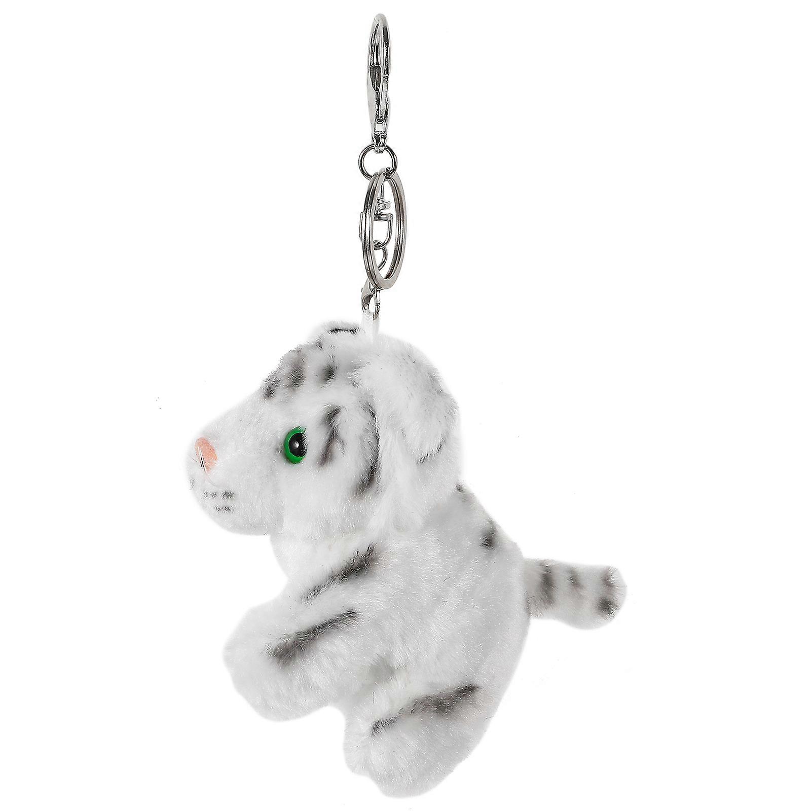 Tiger Plush Keychain for Hanging Keys 3Pcs Soft Plush Bag Charm Accessory