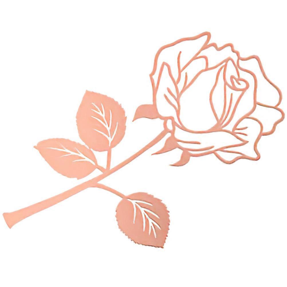 Unique Metal Bookmark Flower Form for Marking 4Pcs Decorative Bookmarker