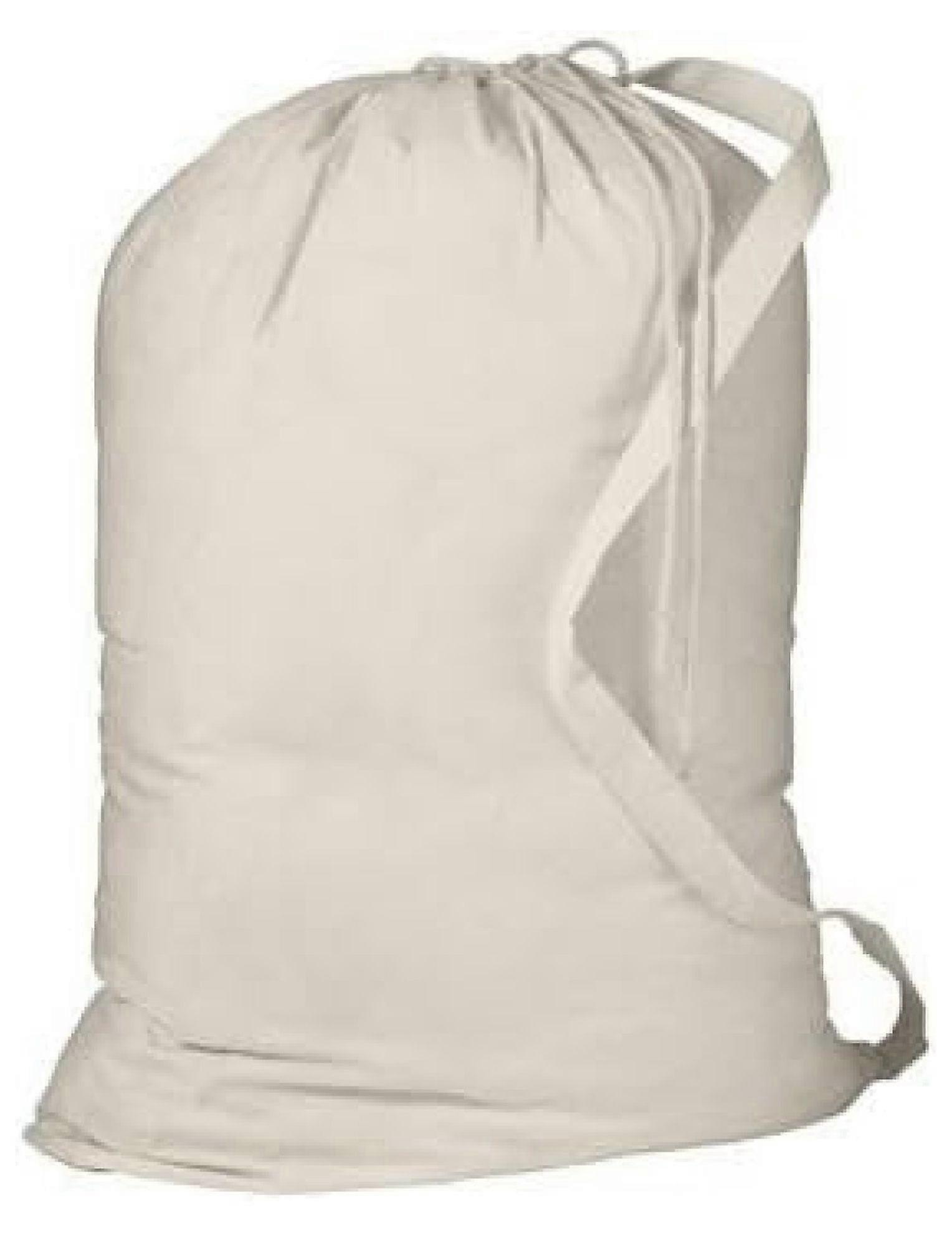 Heavy Canvas Laundry Bags W/Shoulder Strap (Small-Medium-Large) (Small)