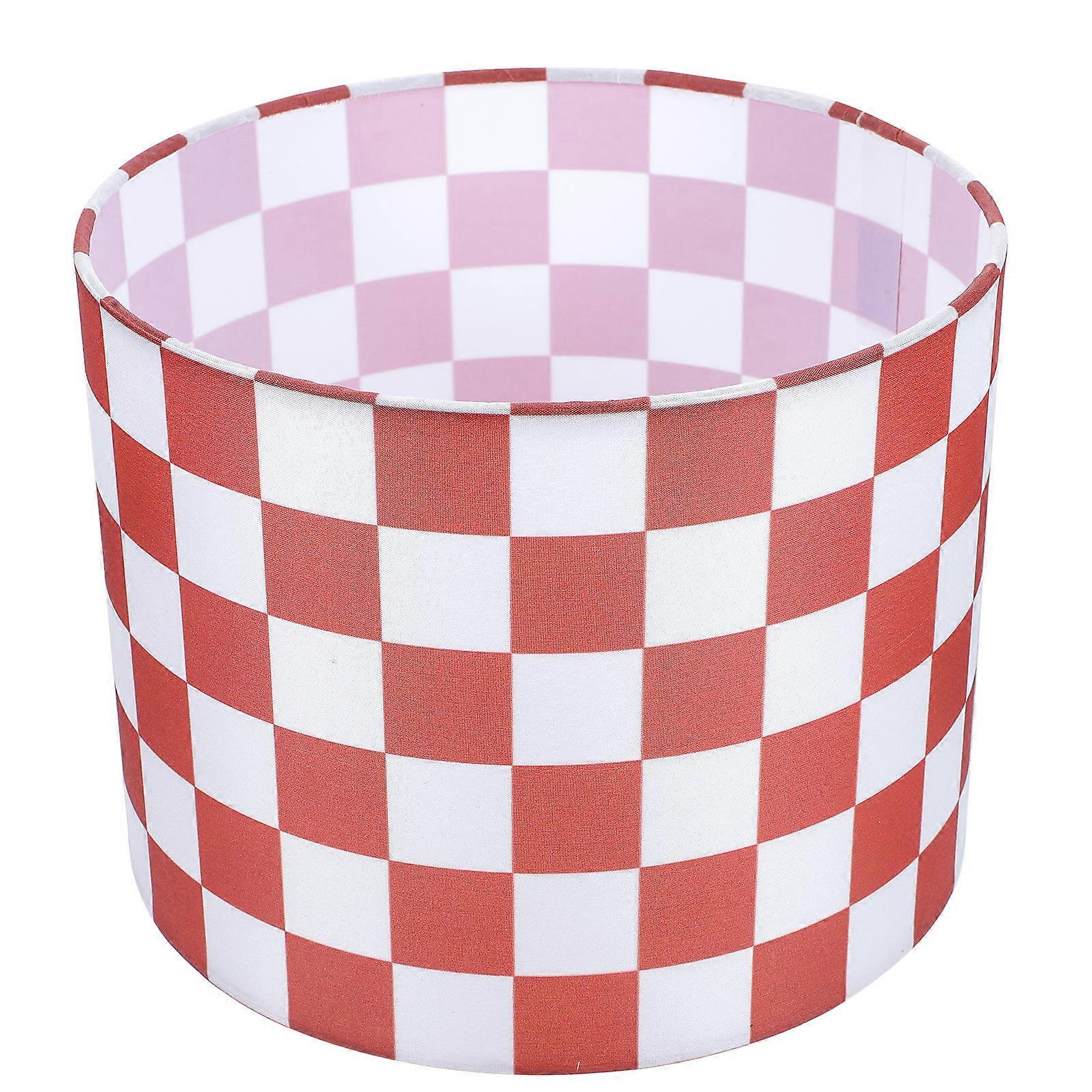 Lampshades For Table Lamps 2Pcs Decorative Fabric Lamp Shade Replacement Multi Color Plaid Pattern Suitable For Bedroom Study Kids Room Living Room