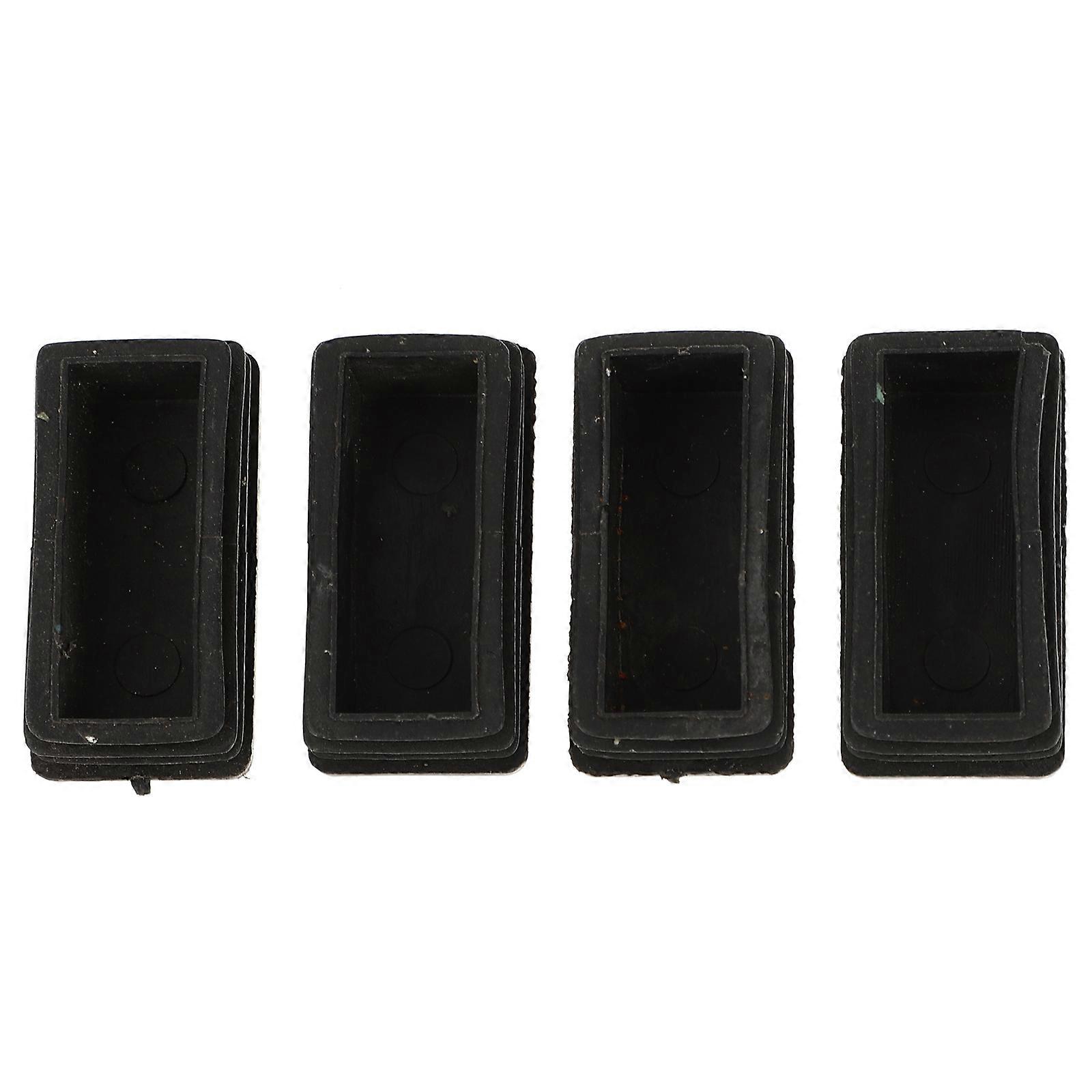 Telescoping Ladder Foot Pads for Ladder 20Pcs Black Non-Skid Rubber Protector