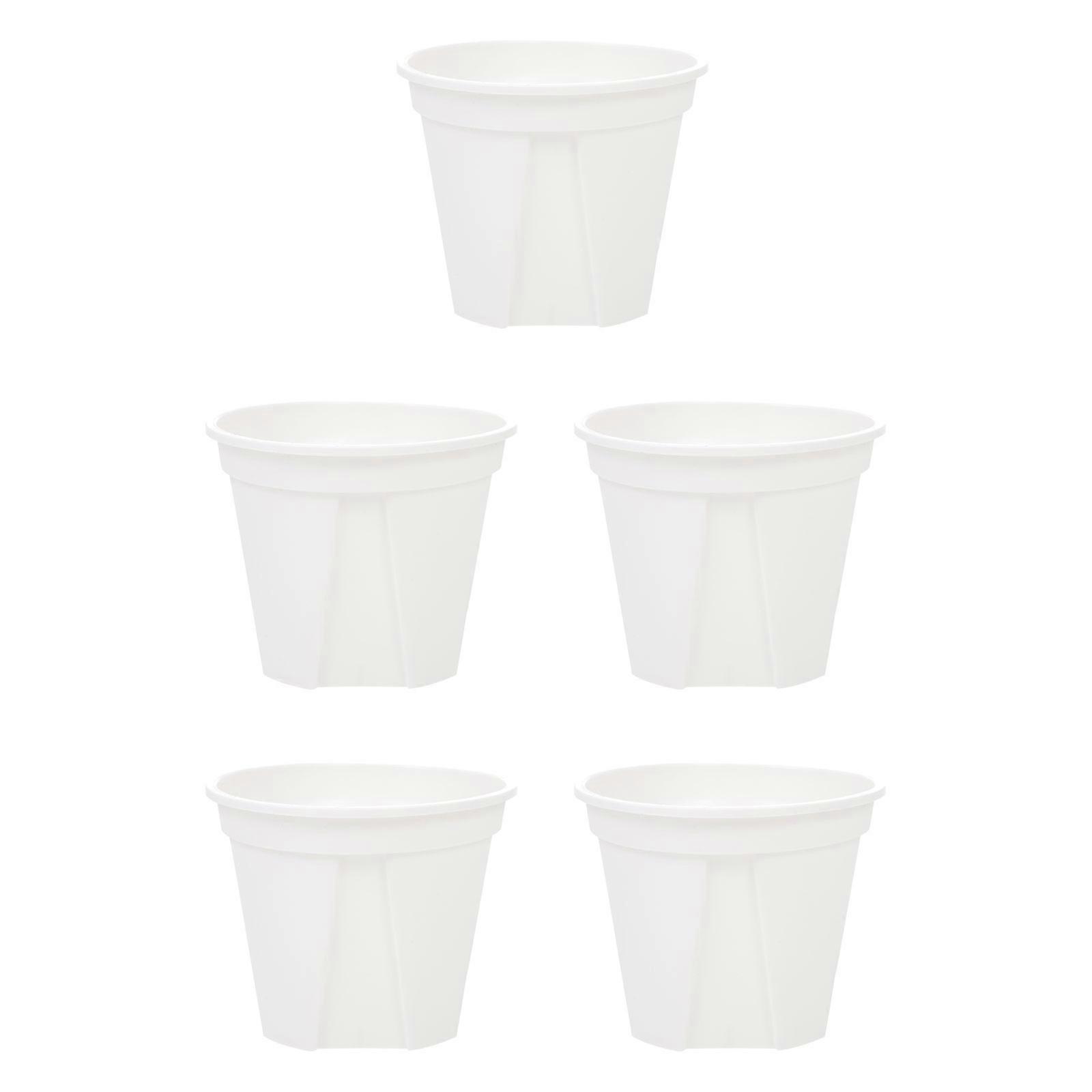 Root Control Flowerpots Plastic Simple Flower Planter 5Pcs for Indoor Plants