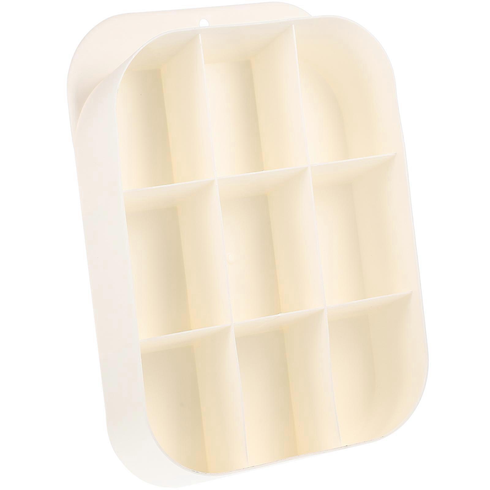 Rectangular Hanging Storage Box For Bras And Panties Designed For Closet And Laundry Room Organization 4Pcs
