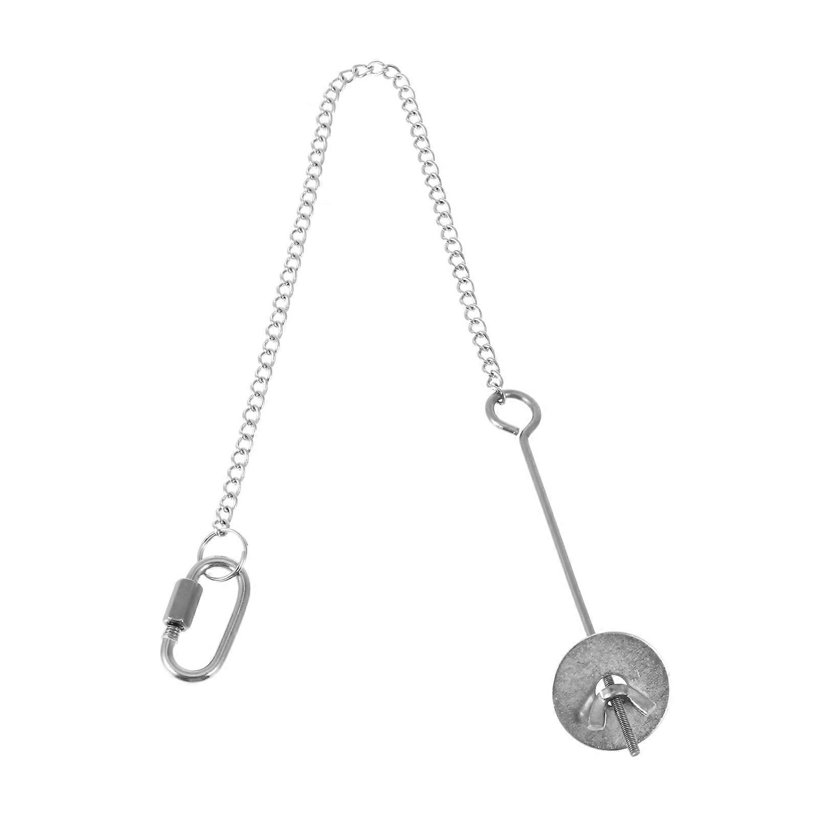 Iron Chicken Feeder Hanging Apparatus for 2Pcs Feeding Chickens