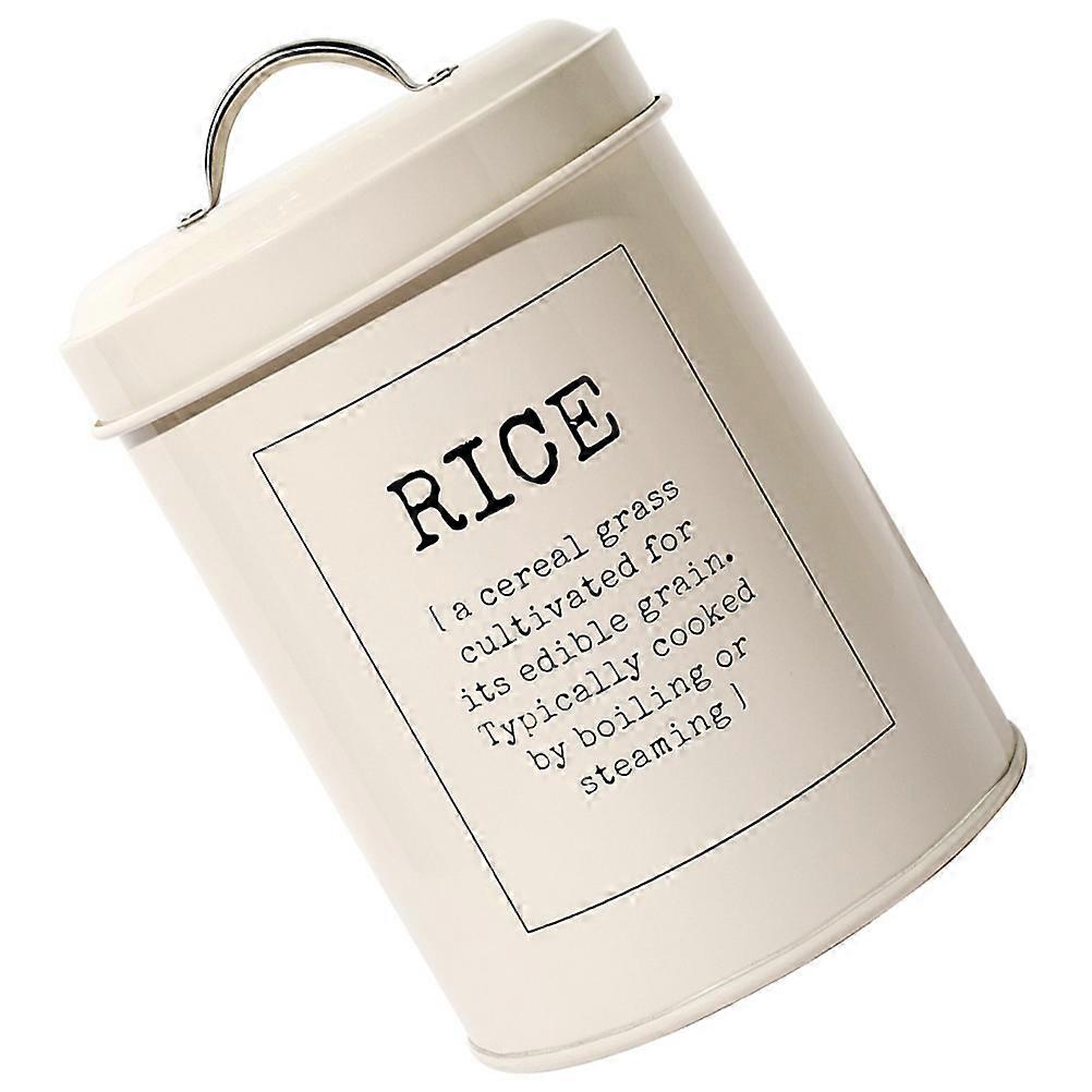 Moisture-Proof Rice Preservation Container 2Pcs Square Grain Bucket for Kitchen Storage in Retro Style with Certified Material