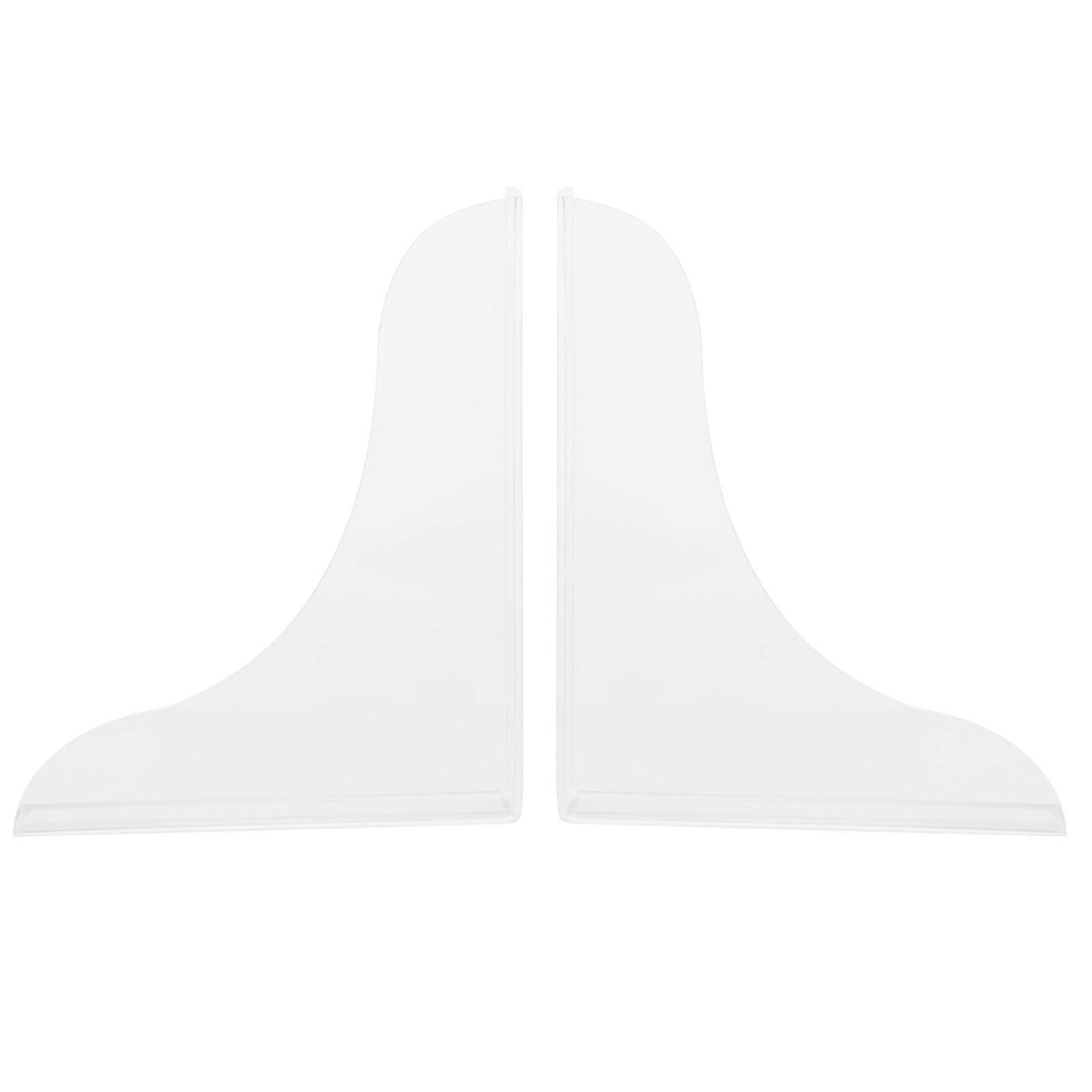 Bathroom Accessories 6Pcs Acrylic Shower Splash Guards Flat Shape Kitchen Use Size 21.80X18.80X2.50CM Simple Structure Water Splashes Control