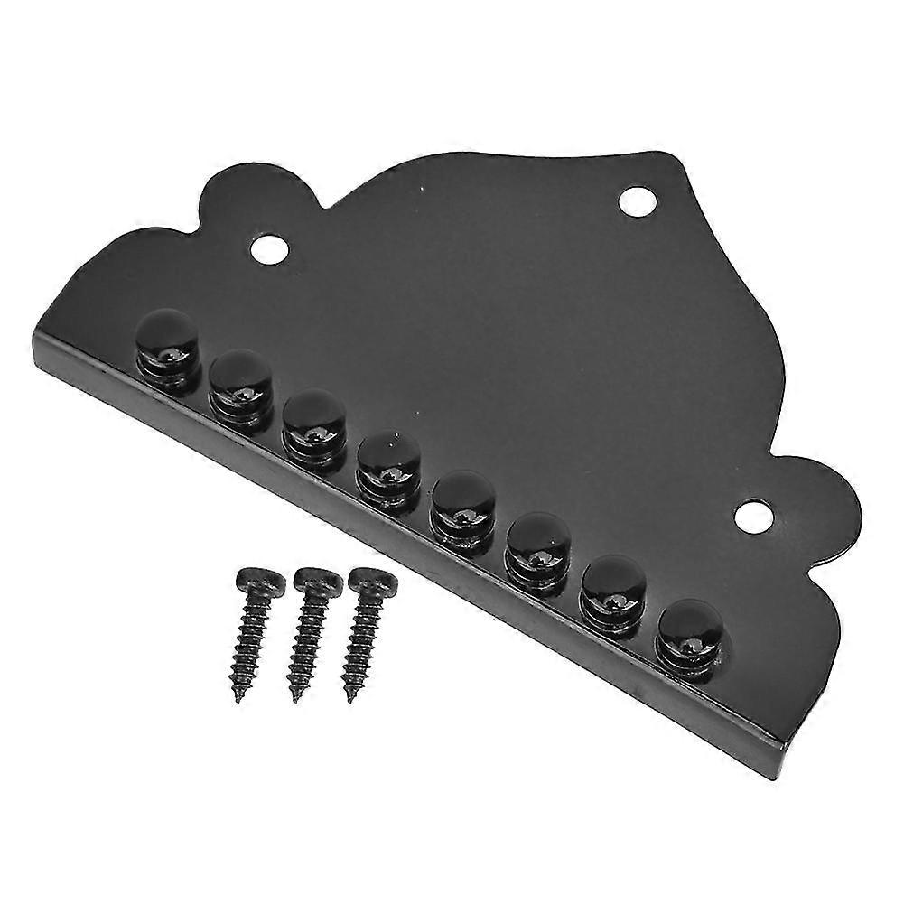 Mandolin Tailpiece Black 8-String Screws Triangular Parts Musical Instrument Accessories 2025
