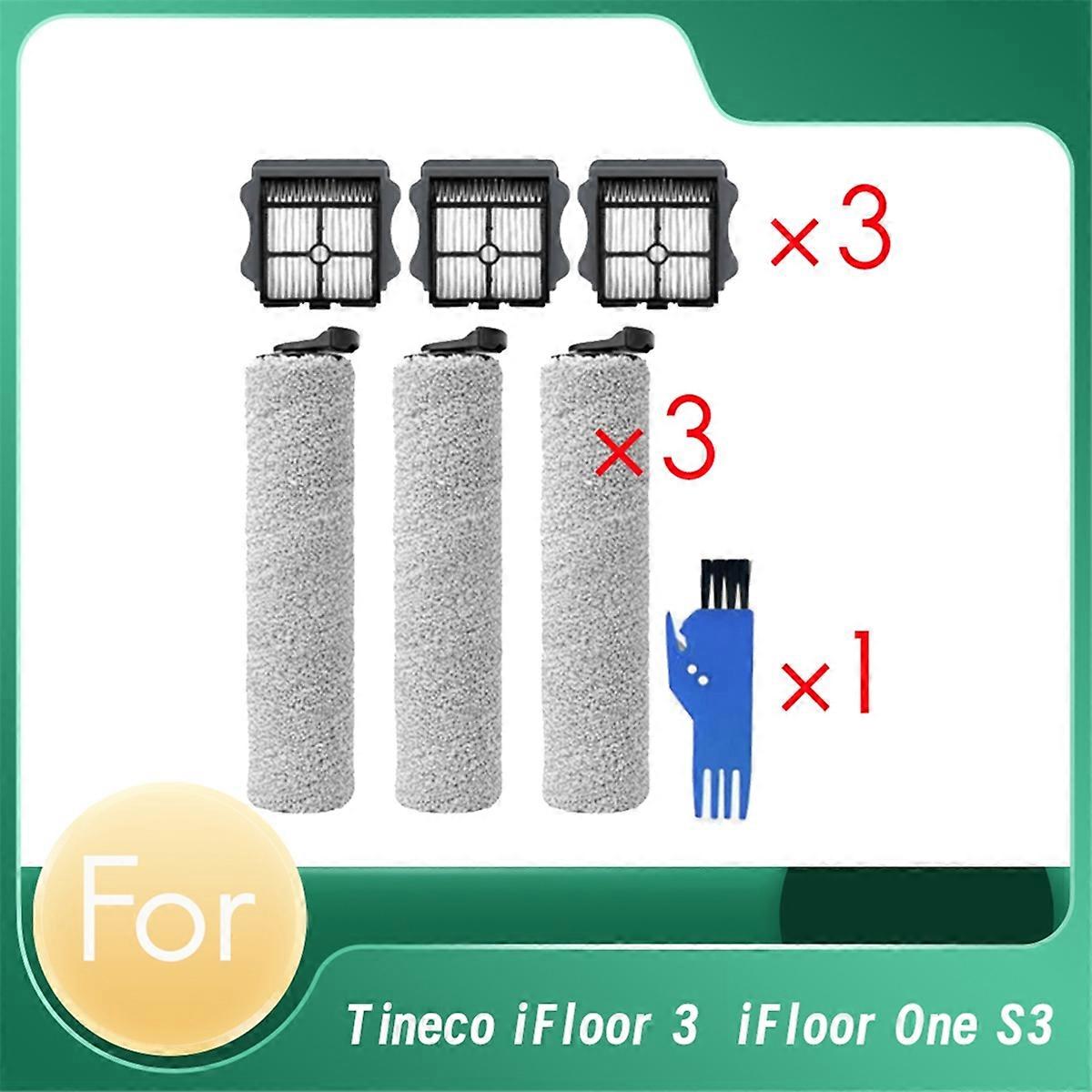 For IFloor 3 and Floor One S3 Replacement Brush Rollers and Hepa Filters Cordless Wet Dry Vacuum Cle