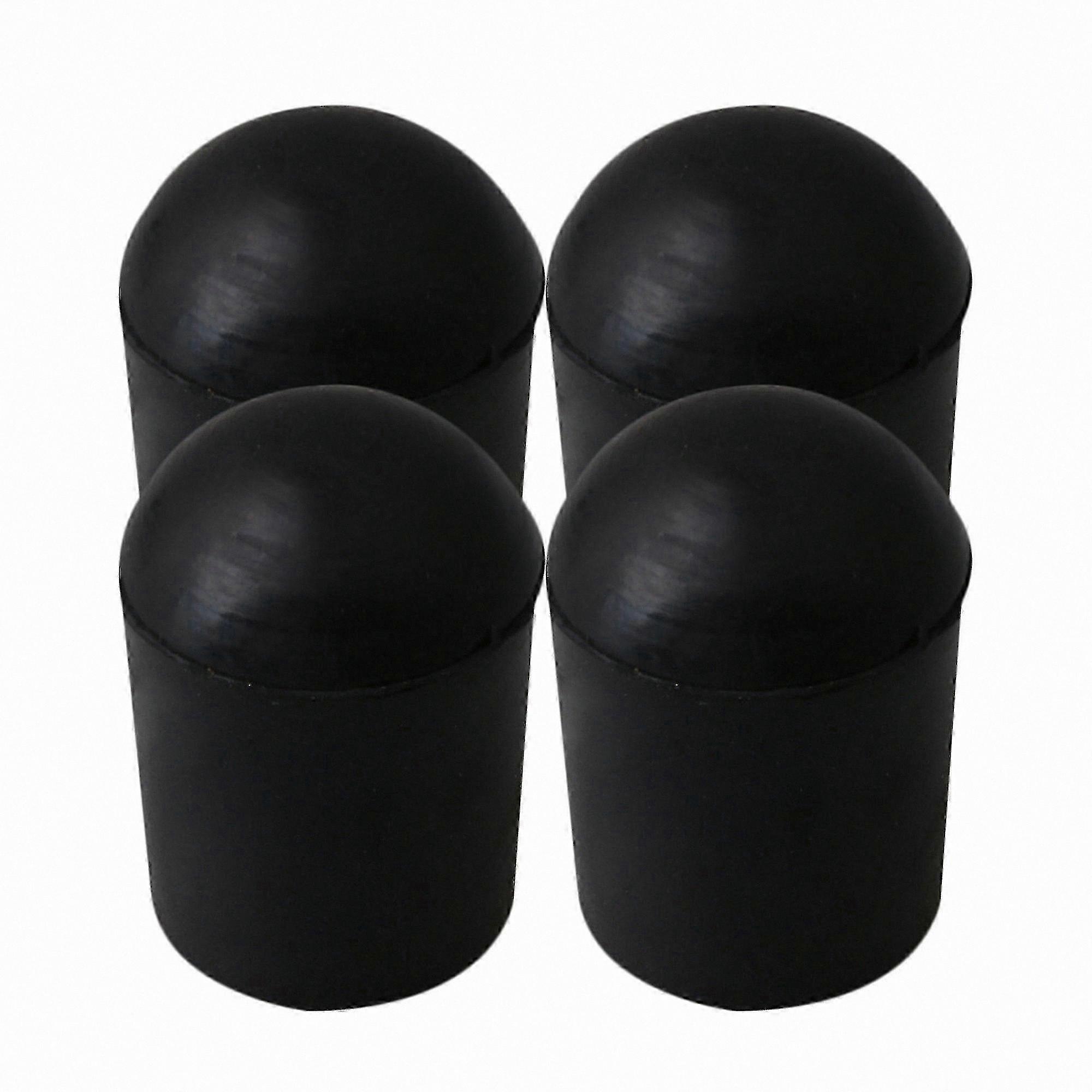 أطراف مطاطية مزدوجة الجهير ، 28 × 20 مم ، عبوة من 4 ، تعزز الثبات وحماية الأرضيات