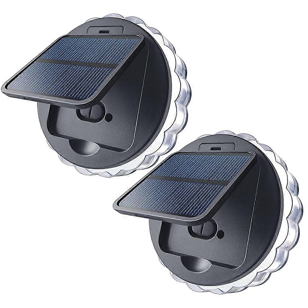 Decorative Solar Light Wall Lamp for Outdoor Use 6Pcs Yard Lighting