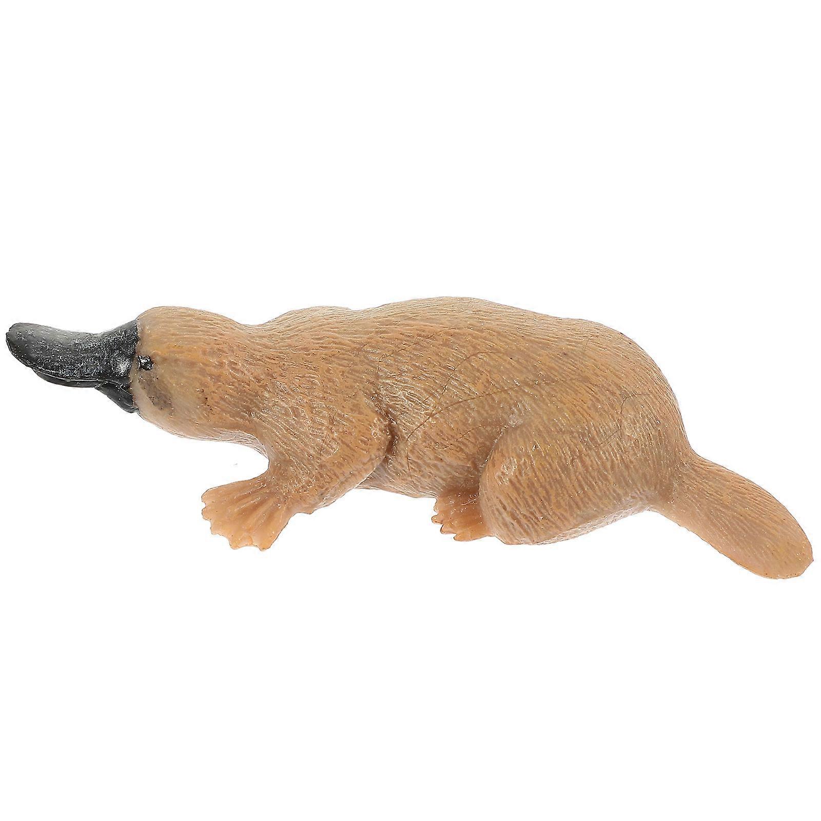 Duckbill Plastic Animal Figurine Simulation Model for Decor