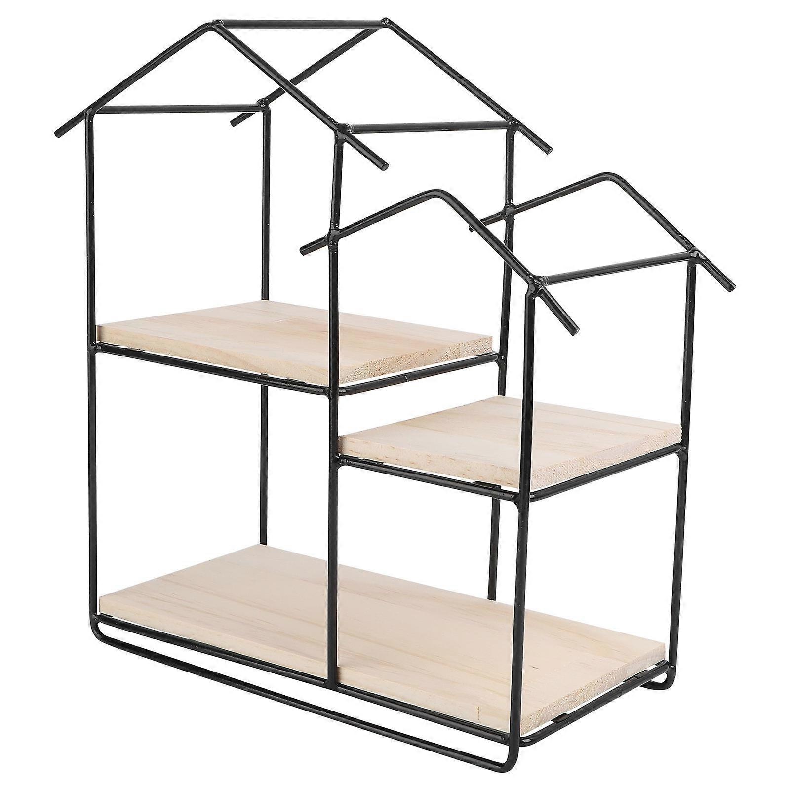 Wall Storage Rack for Storage 1Pcs Solid Wood Nordic Style Wall Shelf