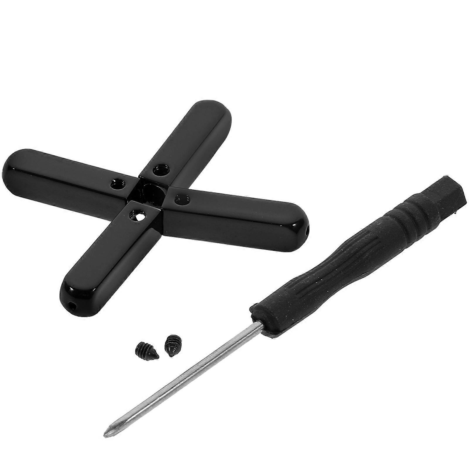 Shoelace Tips Metal for Shoelace Replacement 4Sets Black Zinc Alloy