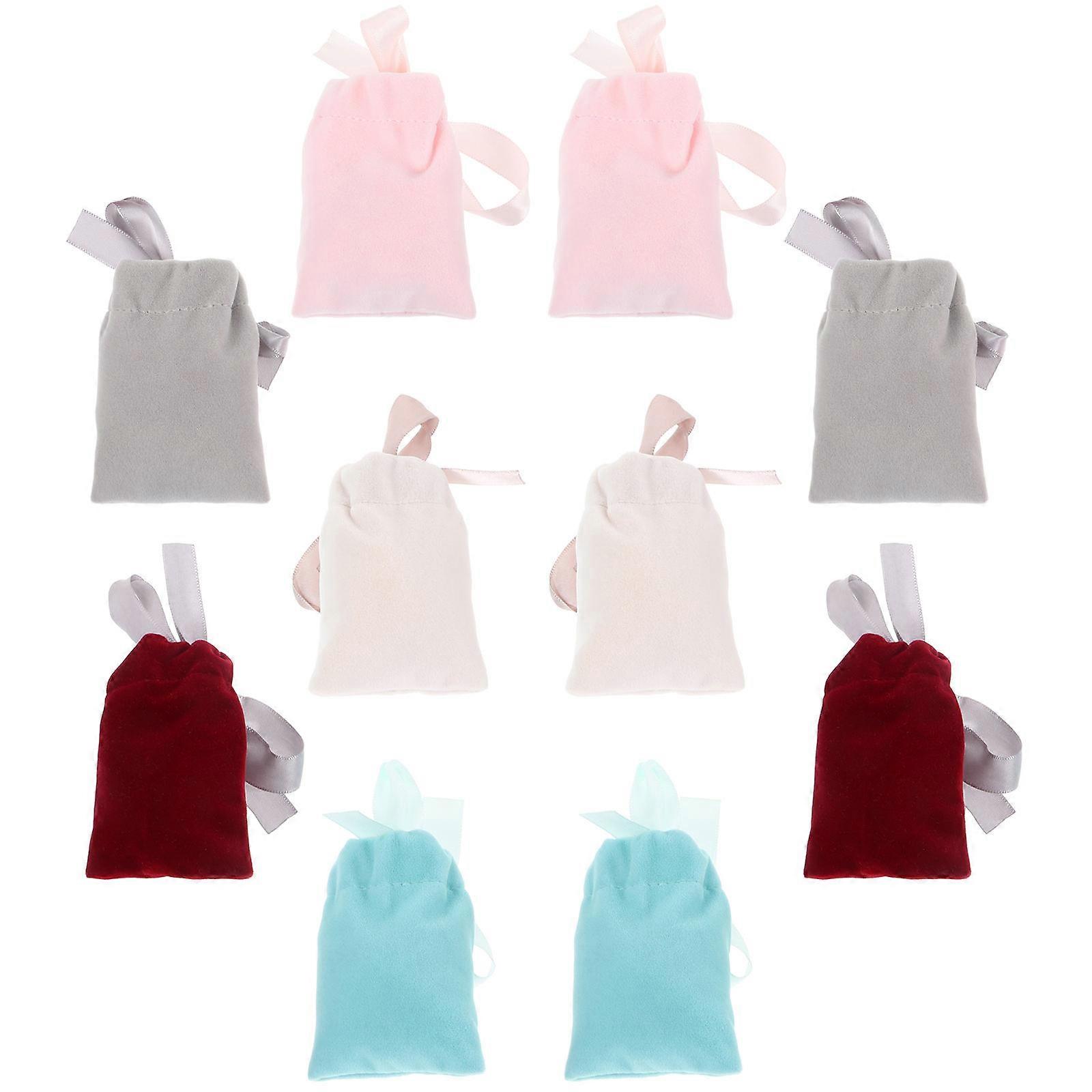 Candy Bags Simple Drawstring Pouches for Storage 30Pcs Portable Bags