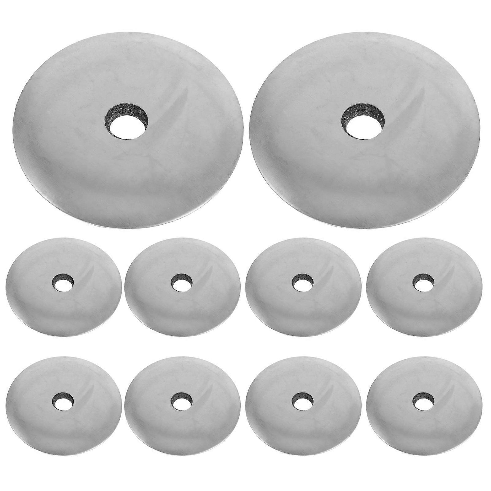 Flat Rubber Washer For Plumbing Components High Temperature Tolerance 10Pcs