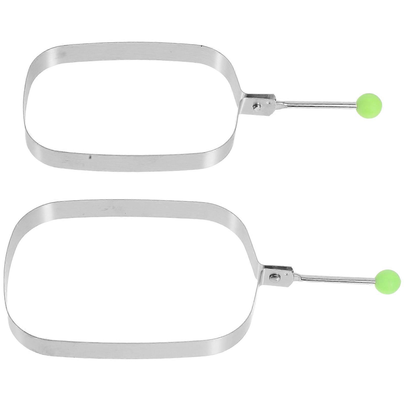 Egg Cooking Ring Dessert Circle Ring Culinary Enthusiasts Baking Tools 2Pcs