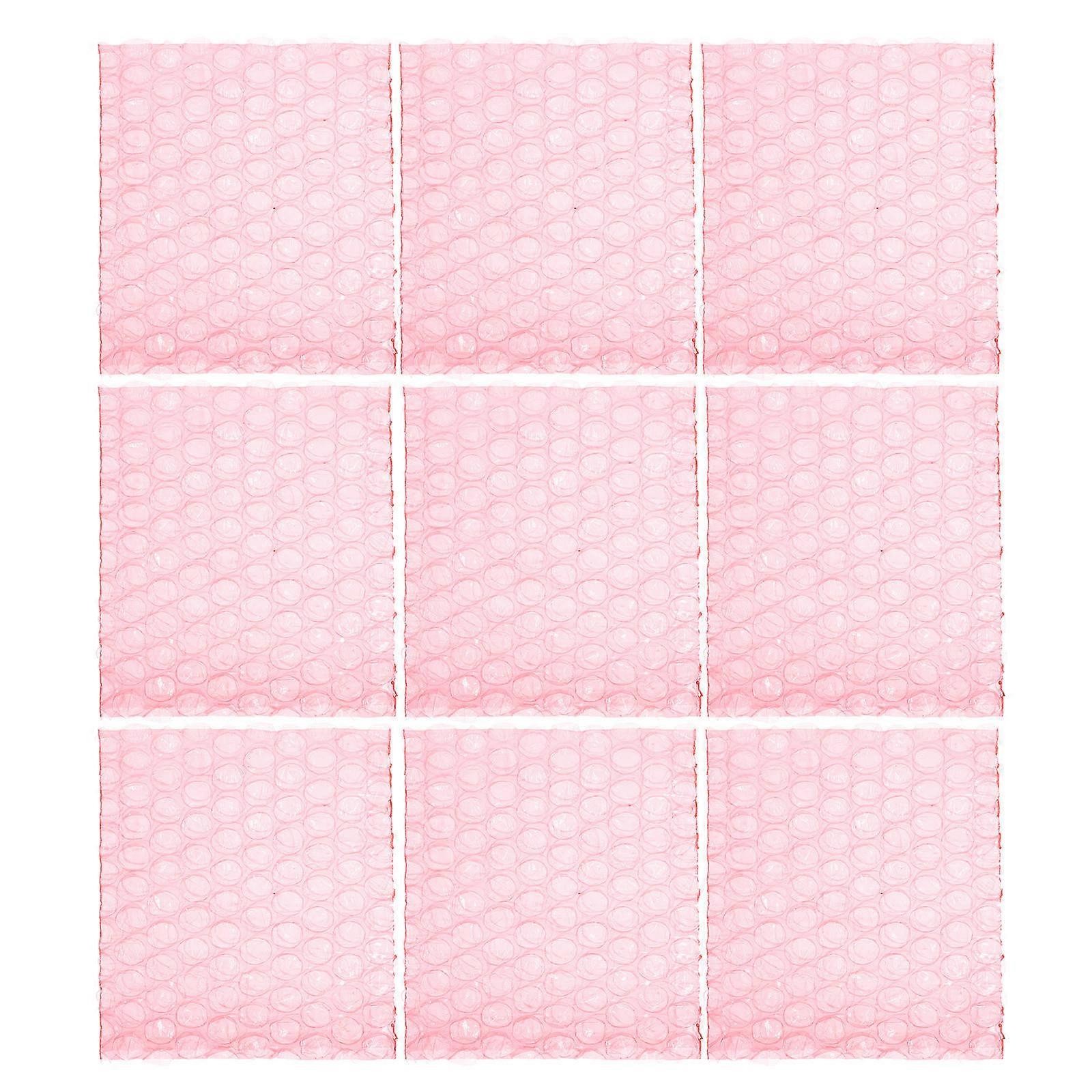 Packing Bubble Pouch Red Pe Shockproof Pouches for 500Pcs Mailing Needs