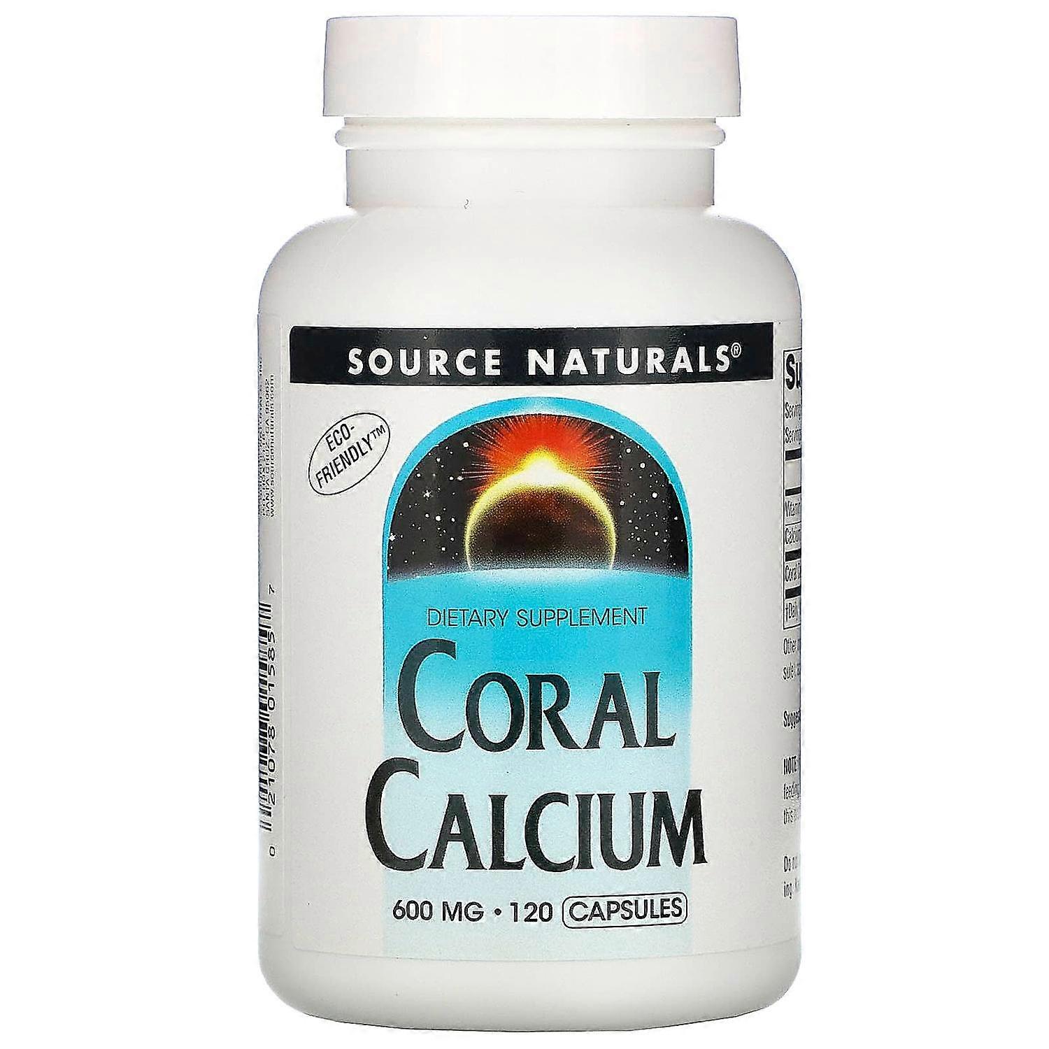 Source Naturals, Coral Calcium, 600 mg, 120 Capsules