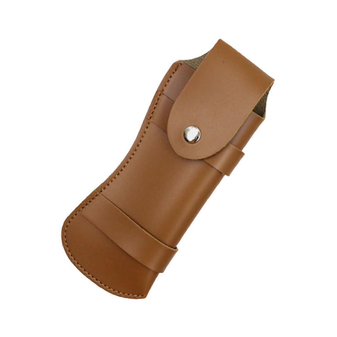 Leather Case for Cutter Knife Portable Protector Fits Belt Hanger Camping Gear Leather