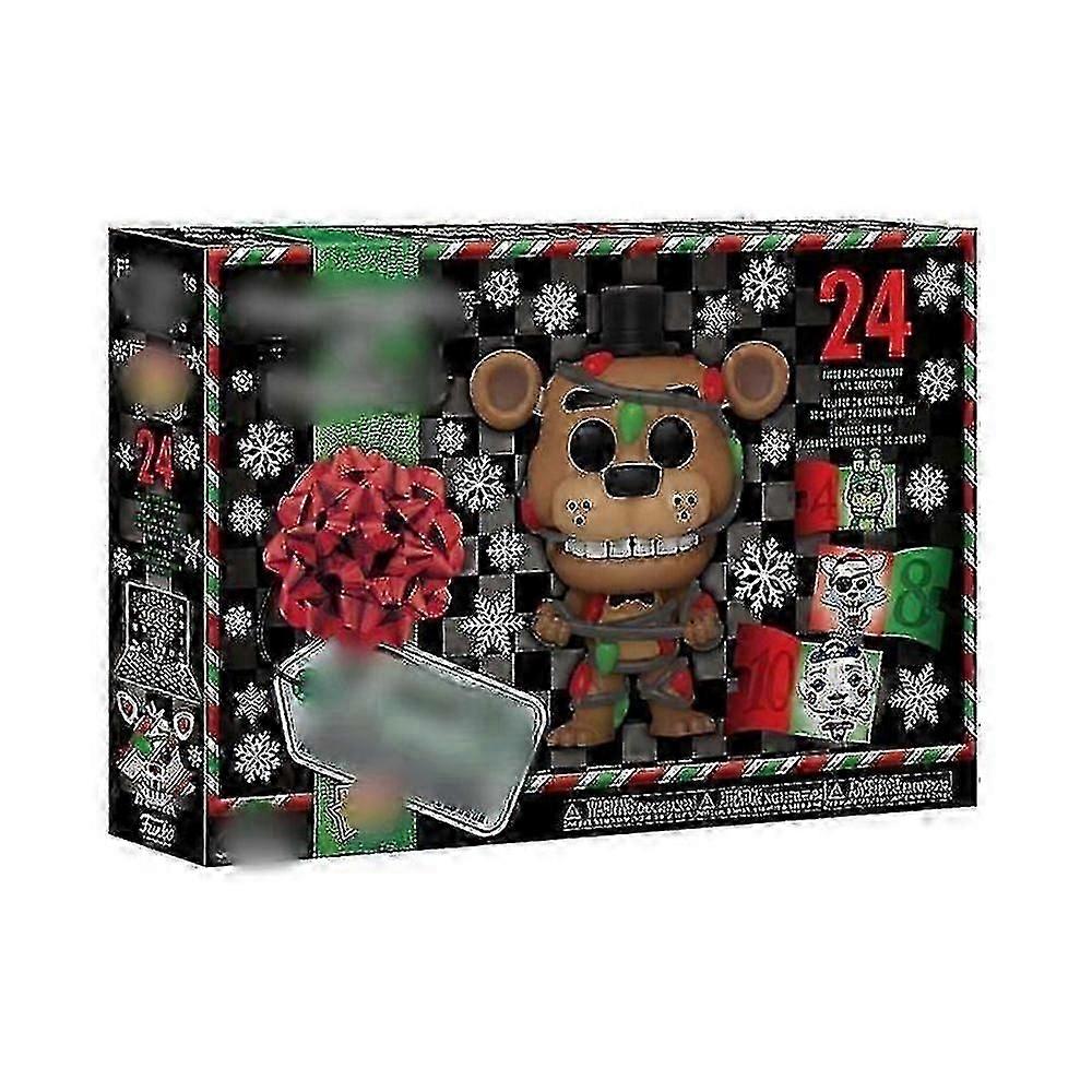 Adventní kalendář Five Nights at Freddy's FNAF s 24 záhadnými slepými krabičkami pro minifigurky
