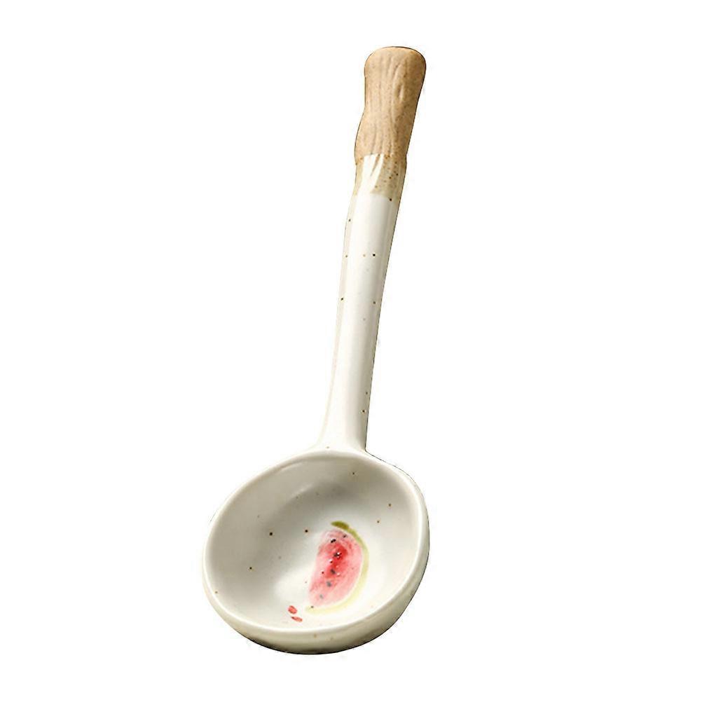 Coffee Spoon 3Pcs Creative Ceramic Spoon for Restaurant Use