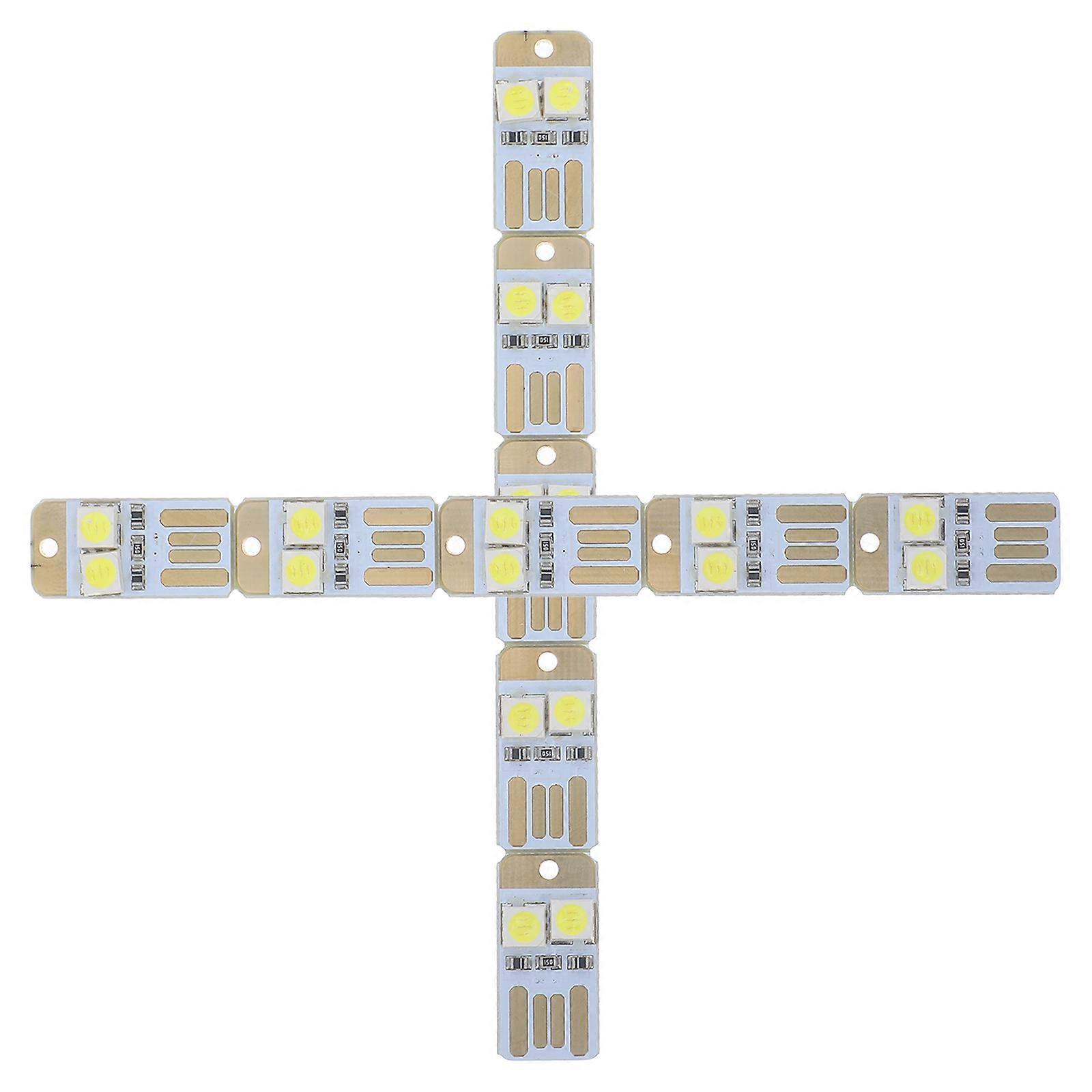 Double-Sided Pluggable Light Mini USB LED Lamp for Lighting 20Pcs Portable Power Supply