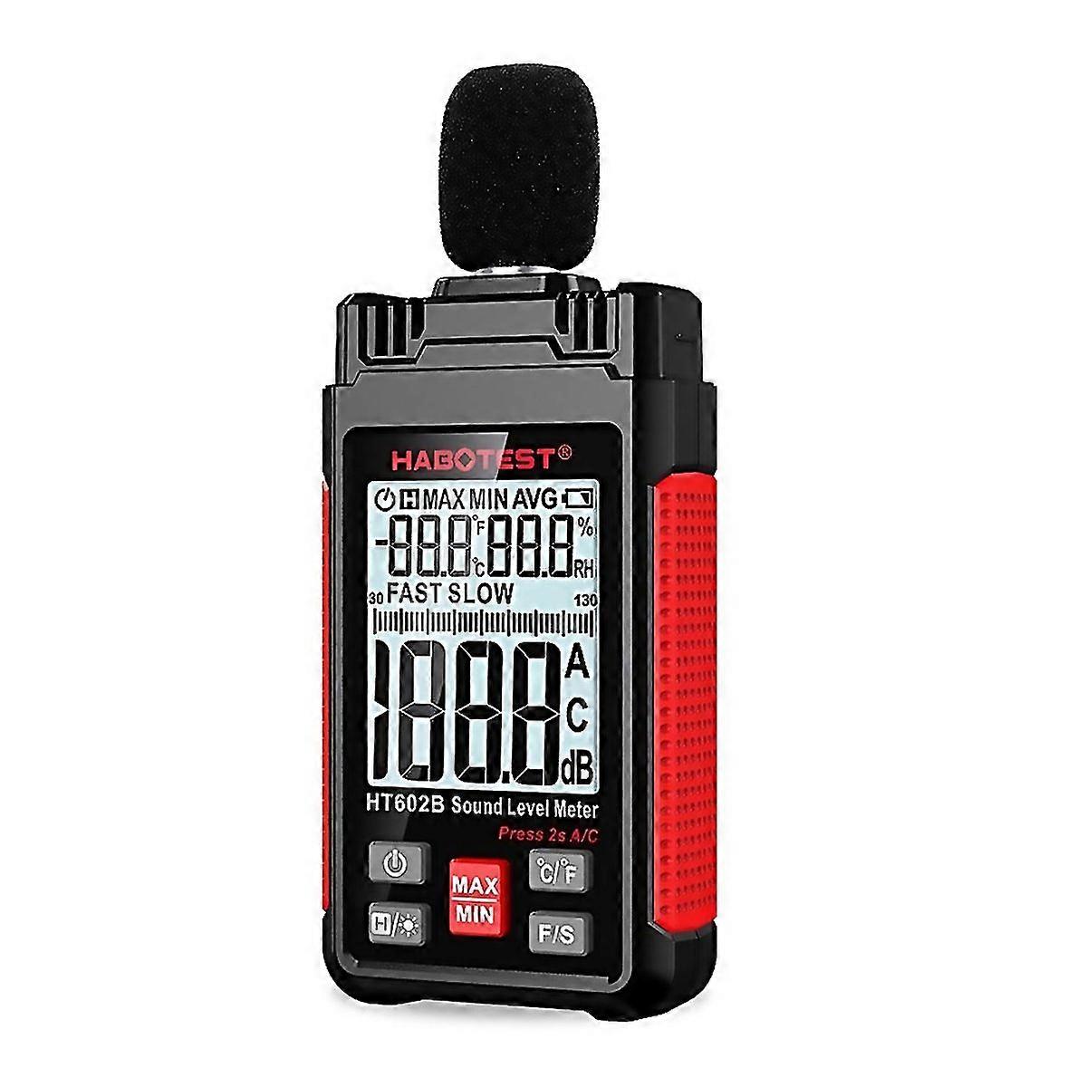 For Habotest Ht602b Multifunctional Digital Display Noise Decibel Tester