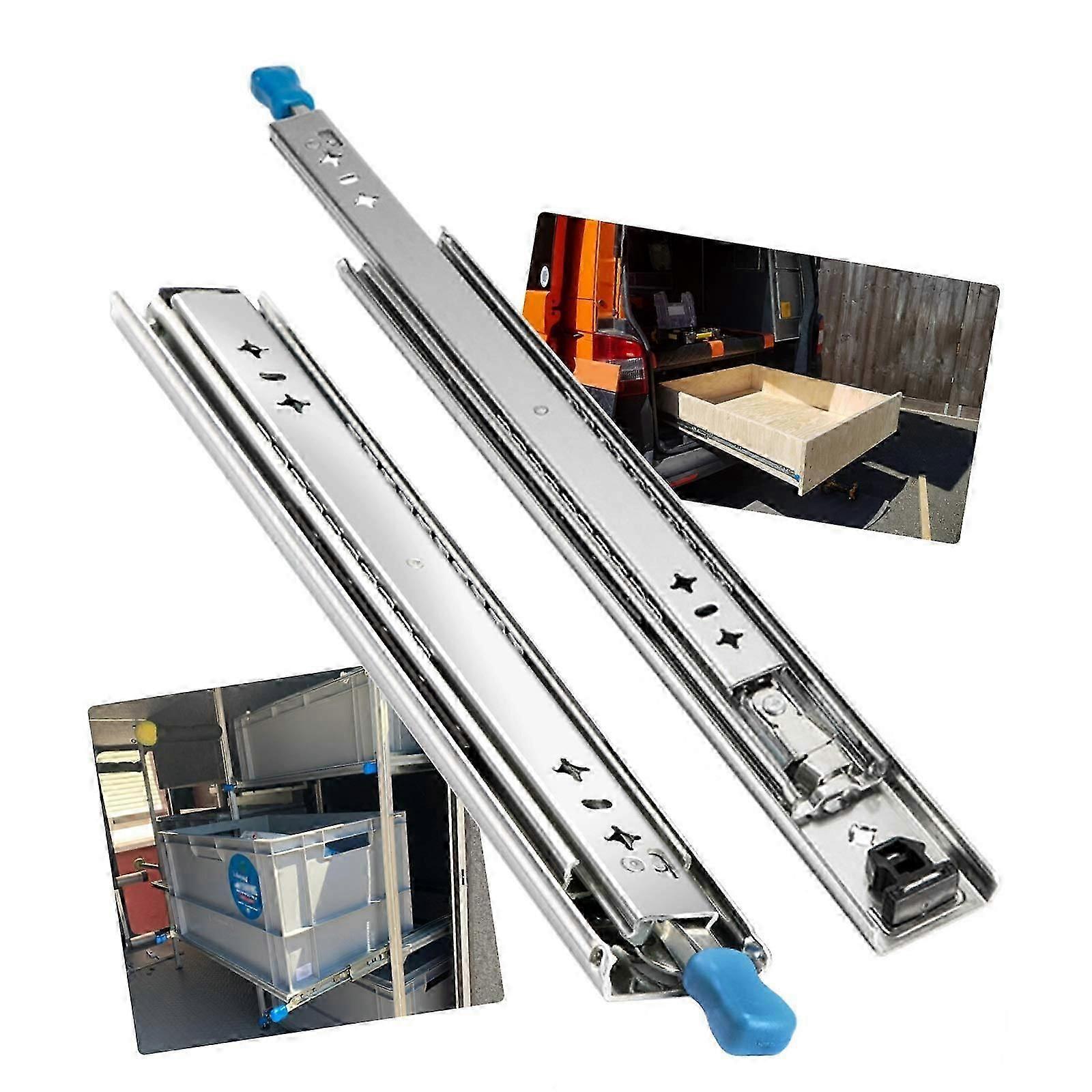 Heavy Duty Extension 1000mm Full Extension Drawer Slides with Lock