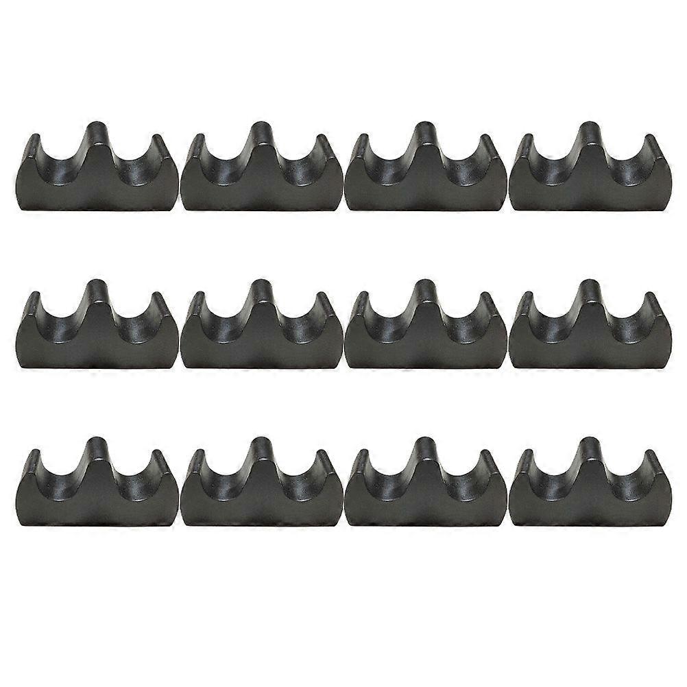 12Pcs Plastic Calligraphy Brush Stand Study Room Writing Brush Rack Desktop Pen Rest