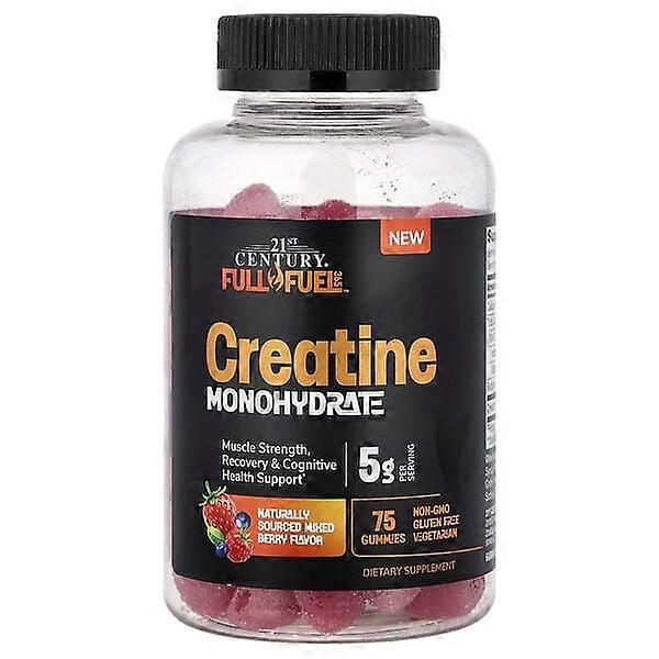 21st Century, Full Fuel 365ÃÂÃÂ¢ÃÂÃÂÃÂÃÂ¢, Creatine Monohydrate Gummies, Mixed Berry, 75 Gummies (1 g per Gummy)