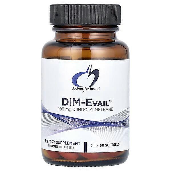 Designs For Health, DIM-EvailÃÂÃÂÃÂÃÂ¢ÃÂÃÂÃÂÃÂÃÂÃÂÃÂÃÂ¢, 100 mg, 60 Softgels