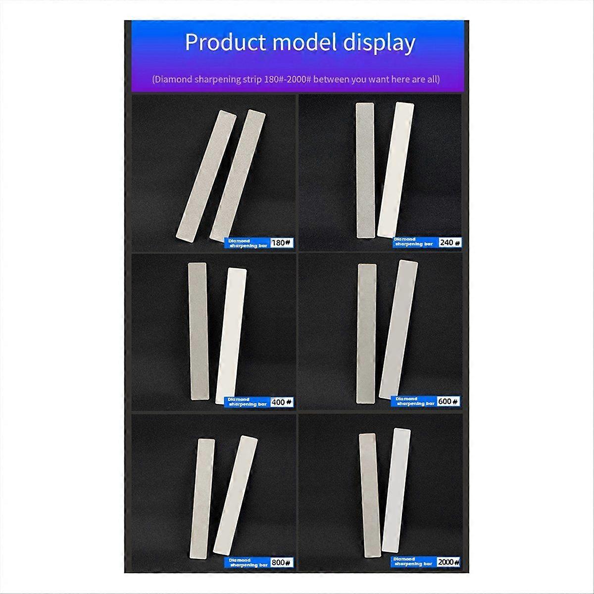 7pcs Diamond Whetstone Knife Sharpener for Ruixin Pro
