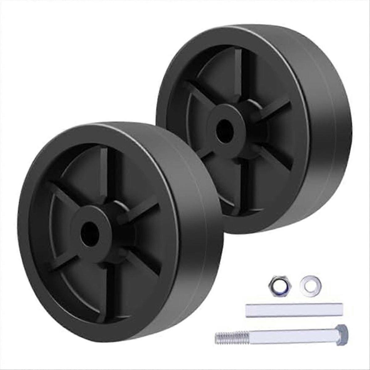 Replacement Trailer Trailer Tongue Jack Wheel 2pcs