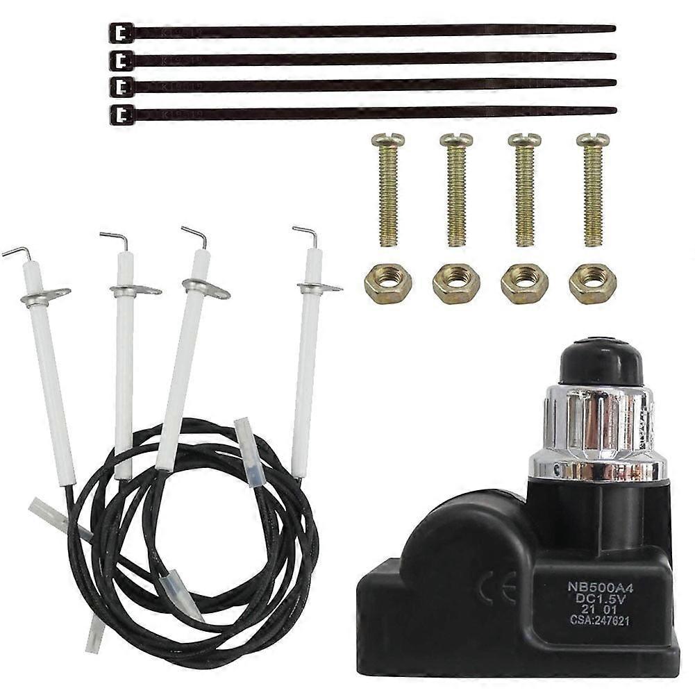 For Blackstone 36 Inch Griddle Grill Ignition Kit Push Button Electronic Battery