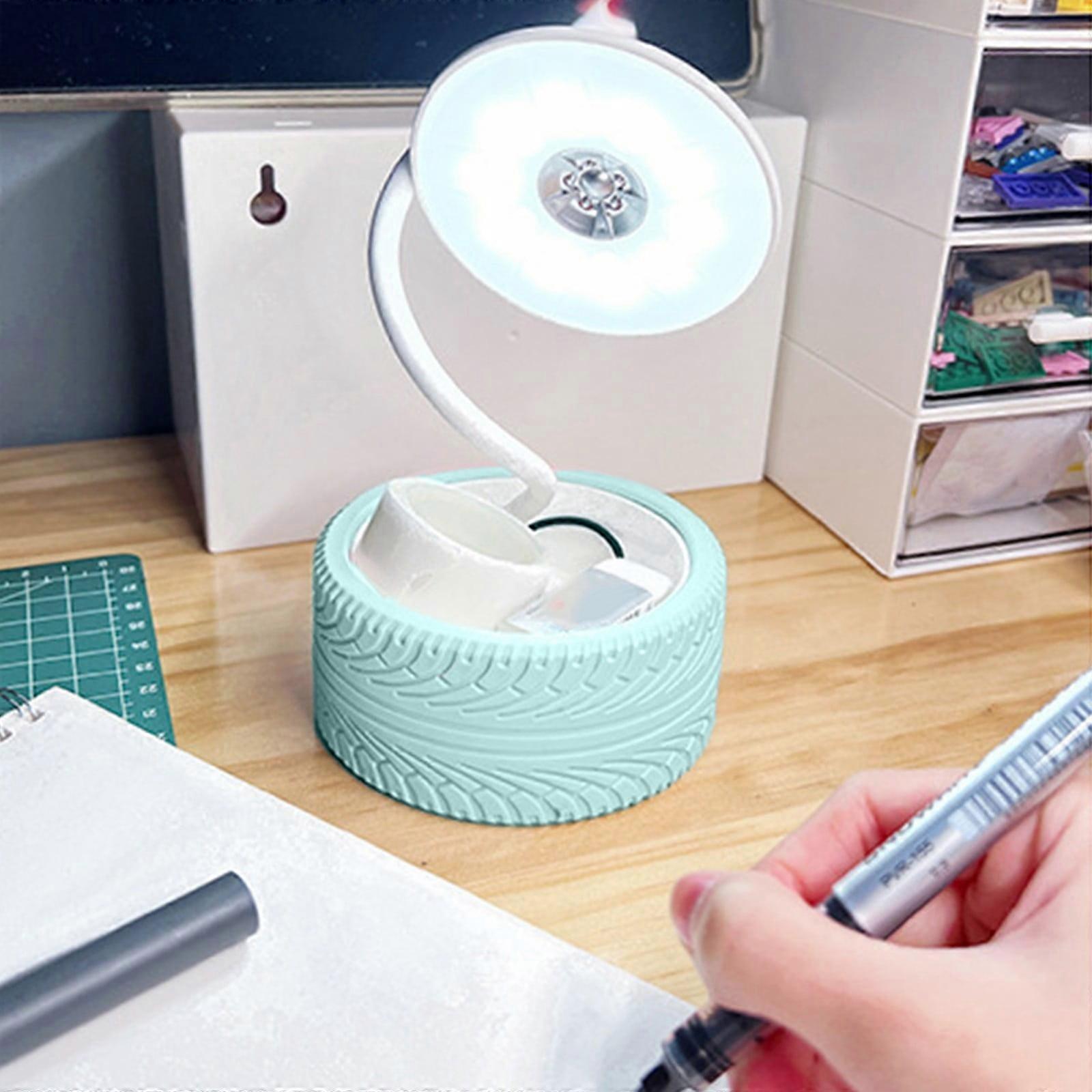 Donemore LED Foldable Reading Lamp, 3 Color Temp & Stepless Dimming, Blue Light Eye Protection, Rechargeable - Compatible with Office Home Use