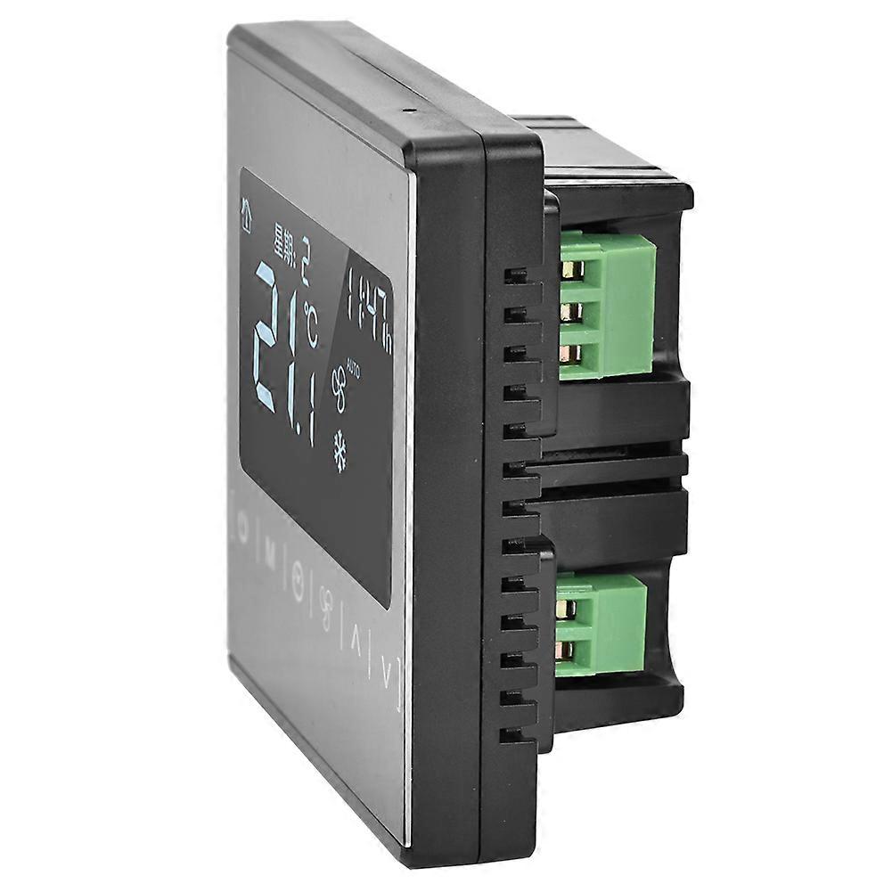 2 in 1 Fan Coil Thermostat Touch Intelligent Digital Display Thermostat