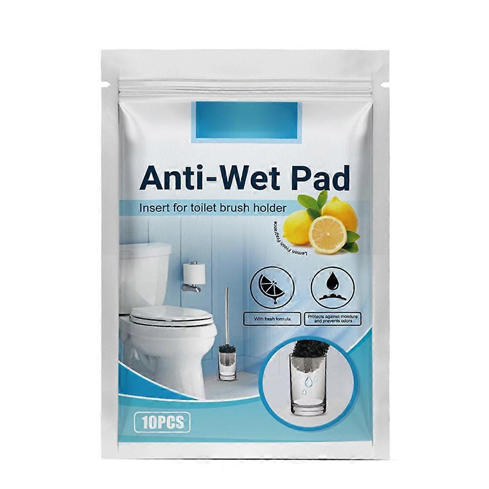 10-Pack Eco-Friendly Toilet Brush Replacement Heads with Citrus Extract for Odor Control and Universal Fit