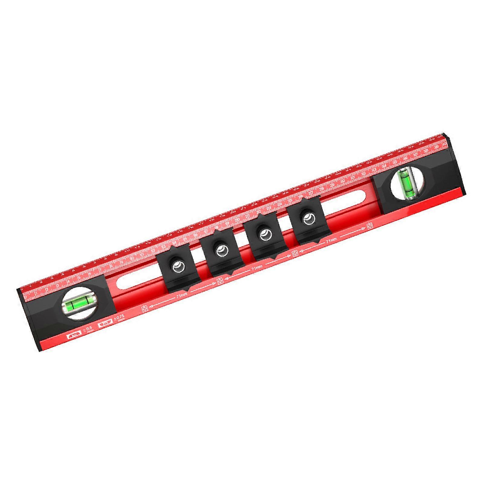 Professional Aluminum Horizontal Vertical Level With Visible Marking System For Efficient Electrical Box Layout Planning Multicolor