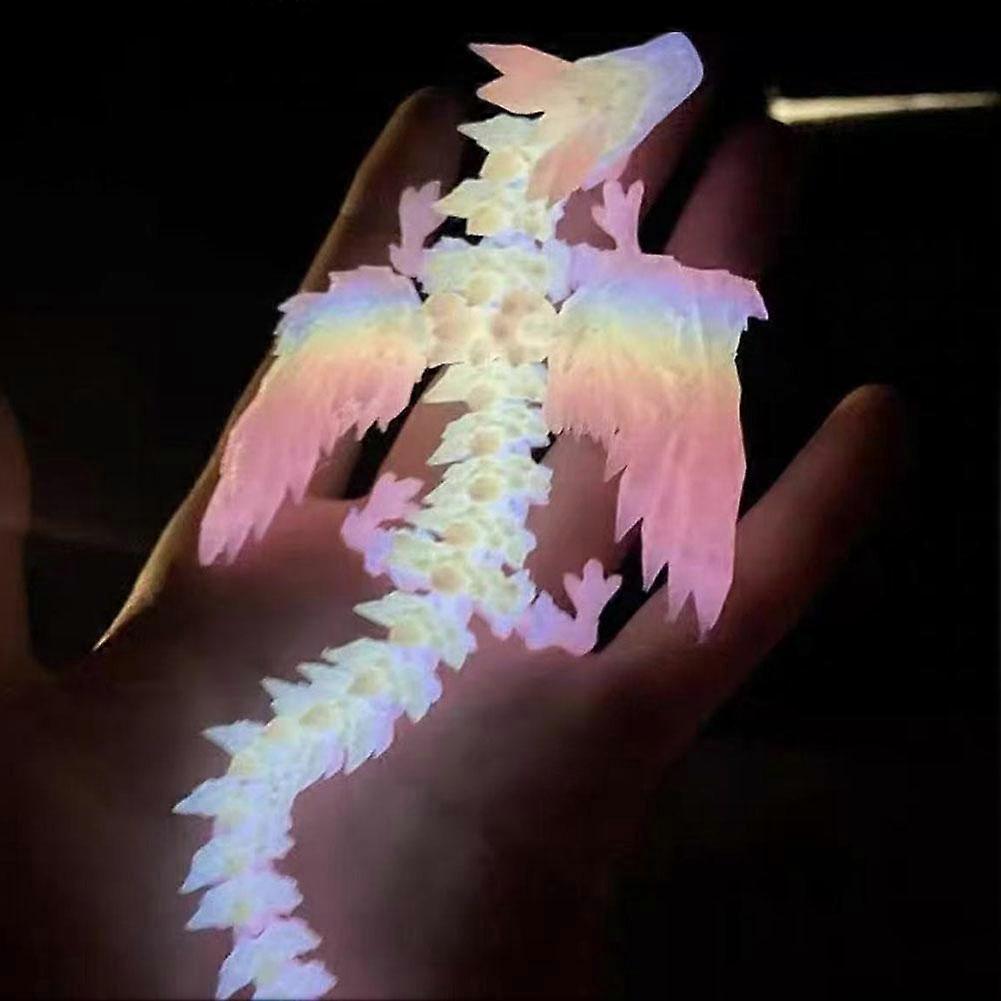3D Printed Flying Dragon Model 8.7 Inch PLA Biodegradable Decoration Gift