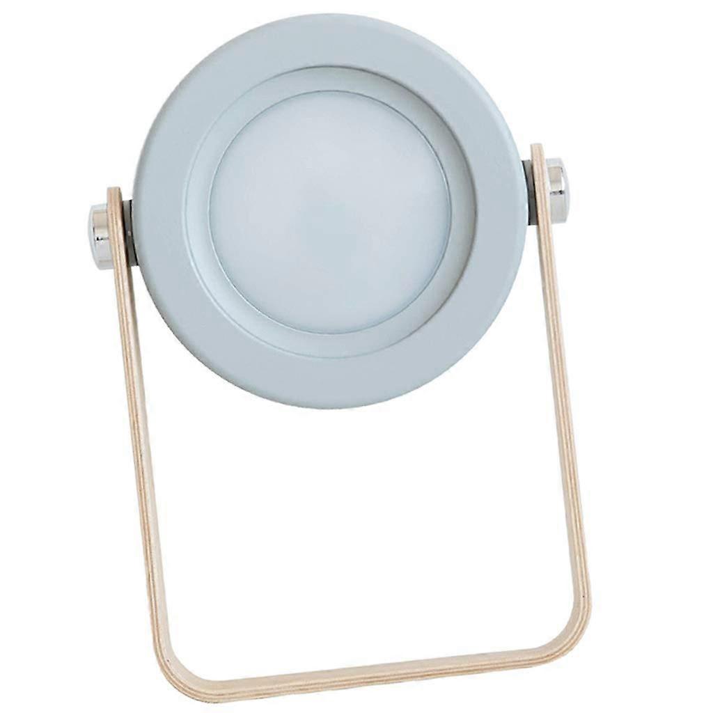 Portable USB Folding Telescopic Lantern Lamp For Reading And Study Gray Desk Lamp For Bedroom Office And Outdoor Use