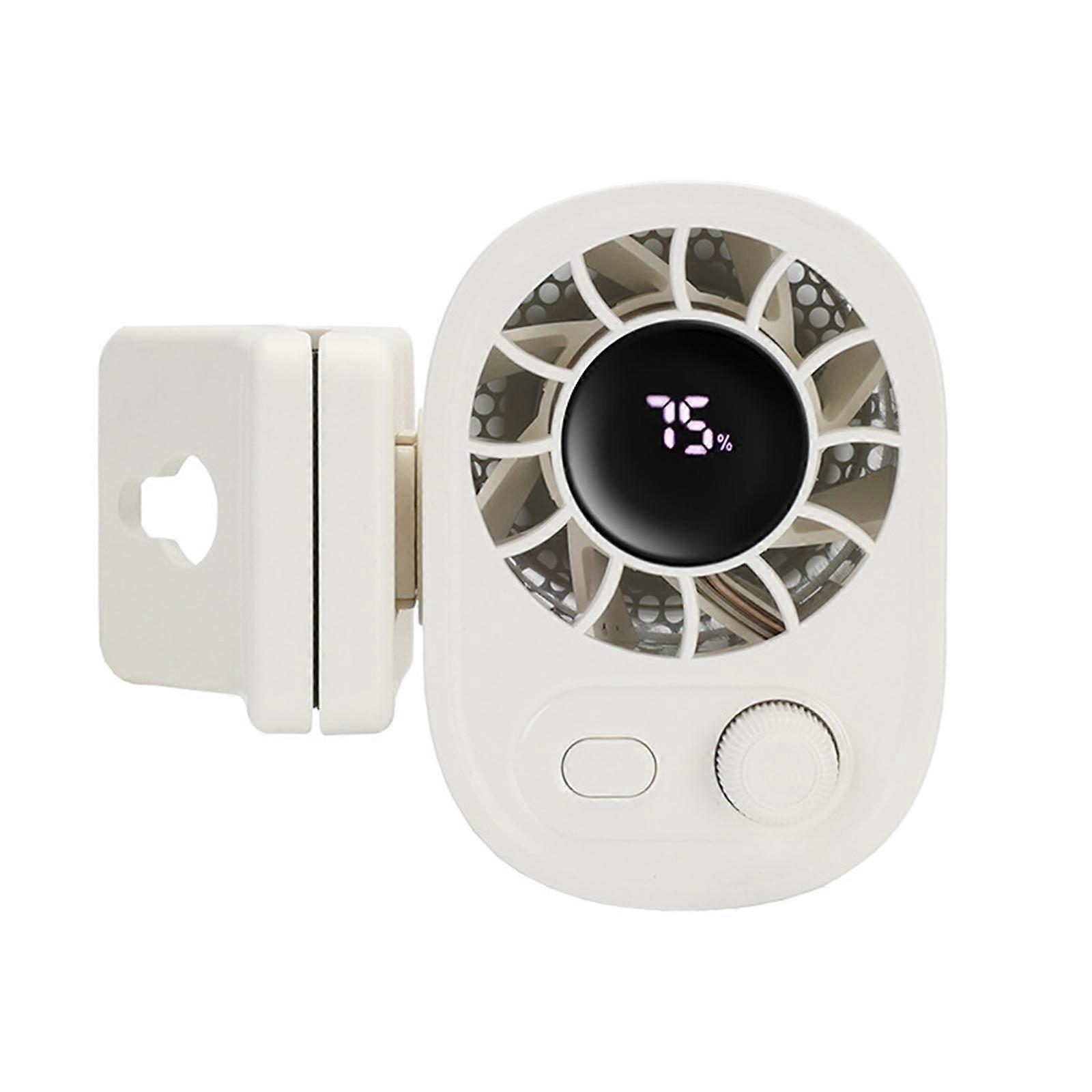 Car Clip on Fan with LED Display - 360° Rotation, Adjustable Speeds Fan 2025 NEW