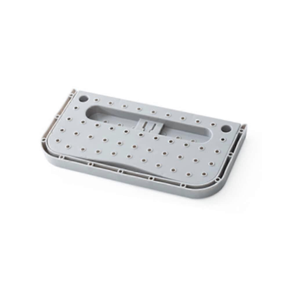 Foldable Wall Mounted Shoe Rack Space Saving Shelf for Door No Drilling Shoe Storage Grey