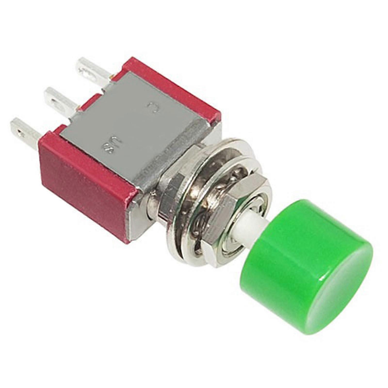 Mini Momentary Push Button Switches PS102 3Pin 6Pin Atomatic Reset 2A250VAC 5A120VAC For Electronics Appliances Multicolor